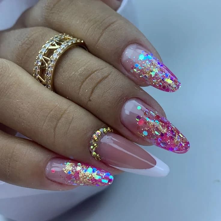 1 Unha de gel decorada 