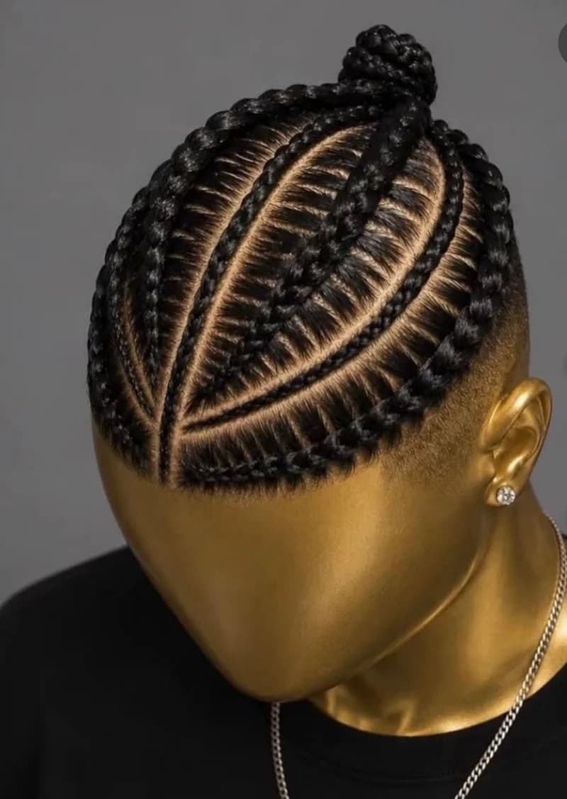 Trança afro masculina 