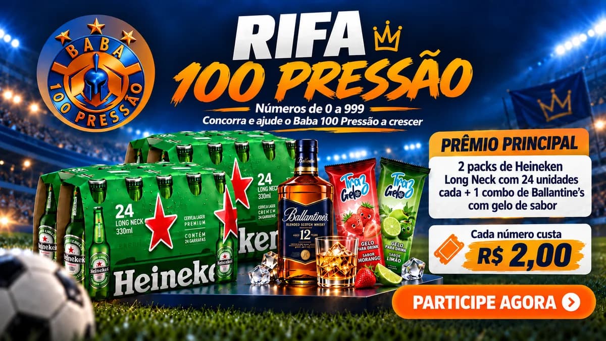 RIFA 100 PRESSÃO