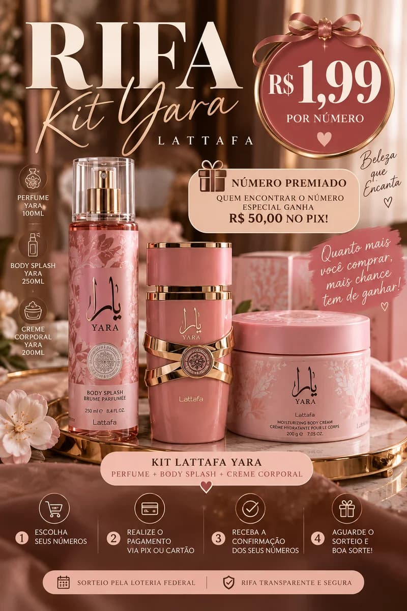 KIT YARA LATAFFA COMPLETO