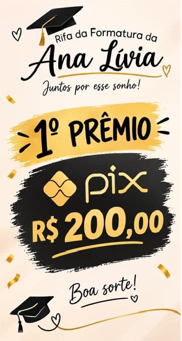 PIX de R$200,00