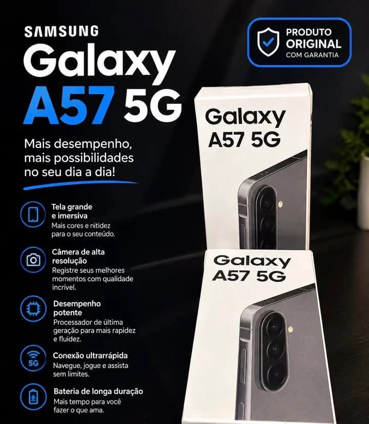 Galaxy A57 5G grátis para o top comprador