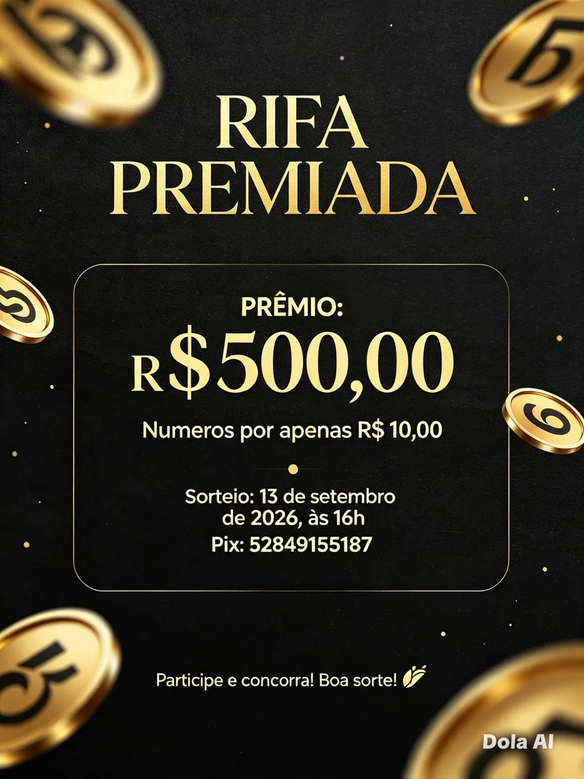 PIX PREMIADO!